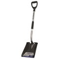 Vulcan Square Point Shovel, Steel, 30 in Handle W/ D-Grip 34861